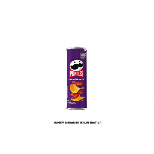 BATATA - PRINGLES - CHEDDAR E BACON 105G